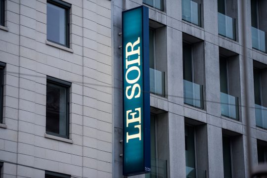 Hauptsitz von Le Soir in Brüssel