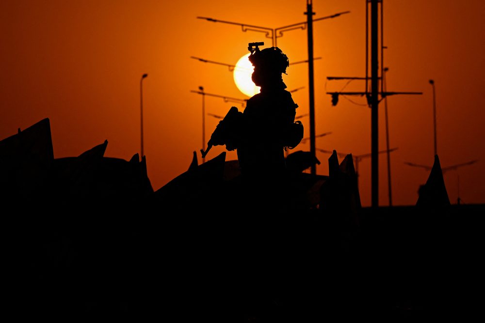 Soldat in Basra, Irak