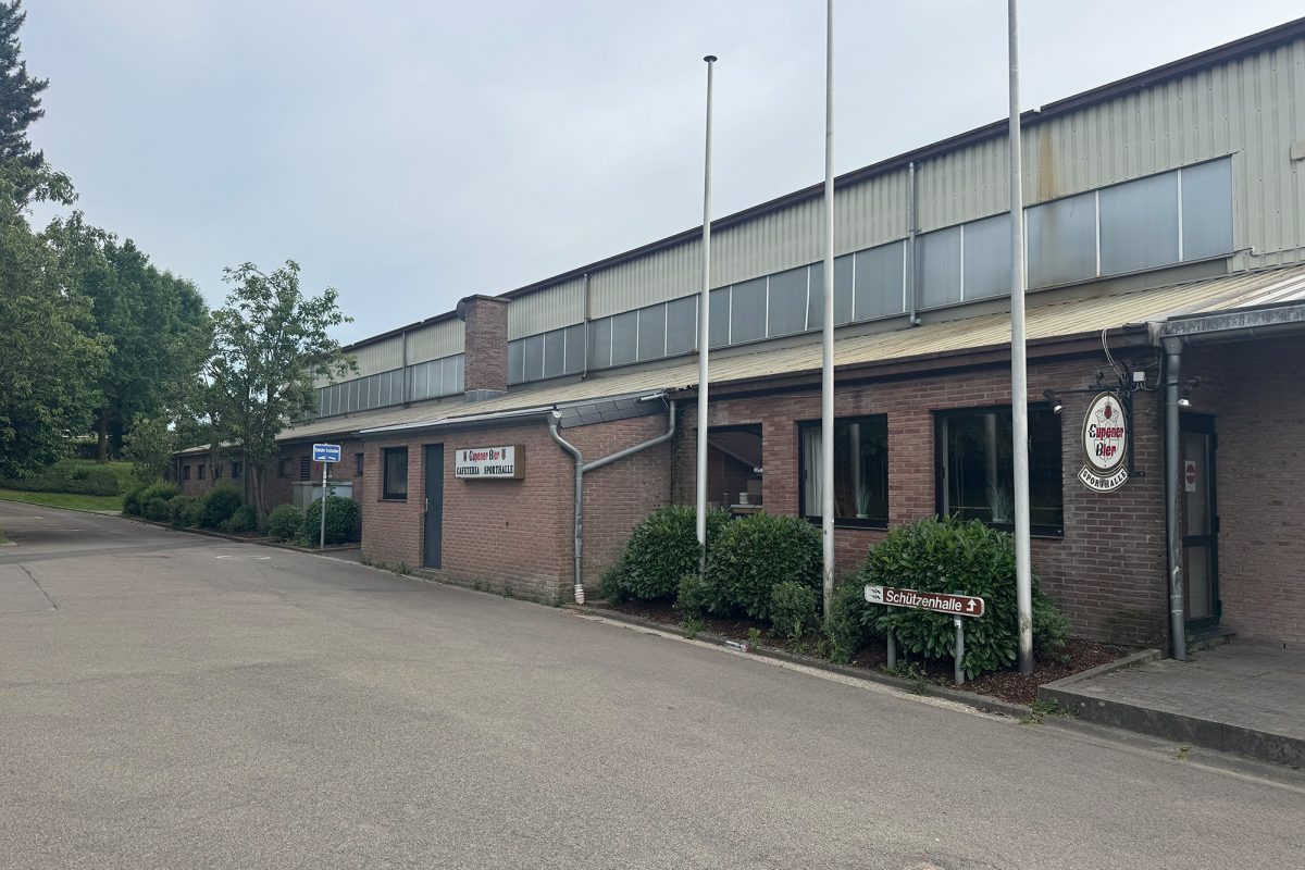 Die Sporthalle in Eynatten
