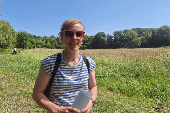 Tabea Schröder, Mitarbeiterin im Städte- und Umweltdienst Eupen