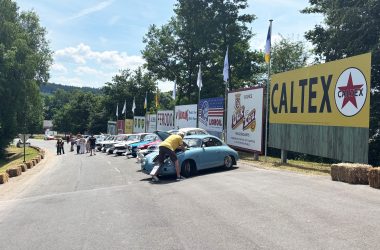 Eröffnung der Stavelot-Kurve der alten Rennstrecke von Spa-Fran