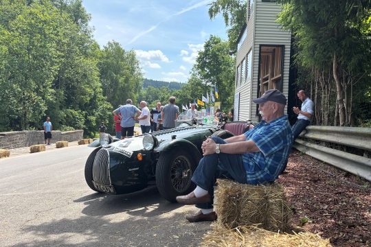 Eröffnung der Stavelot-Kurve der alten Rennstrecke von Spa-Francorchamps