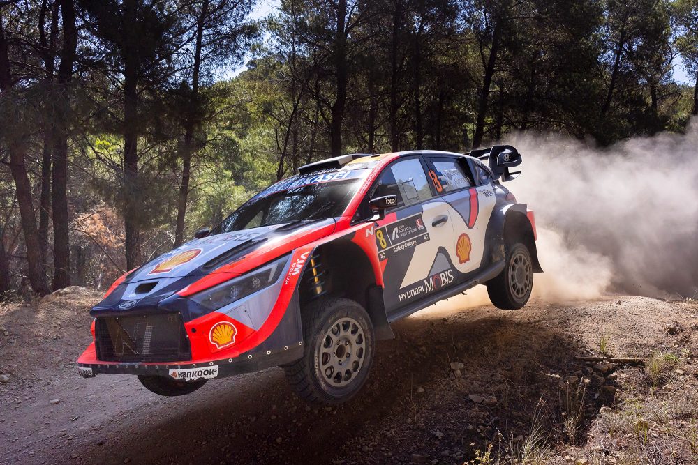 Ott Tänak/Martin Järveoja bei der Rallye Griechenland