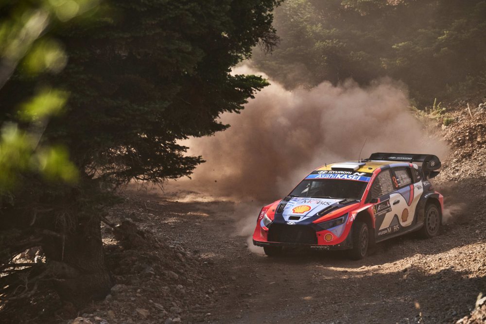 Ott Tänak/Martin Järveoja bei der Rallye Griechenland