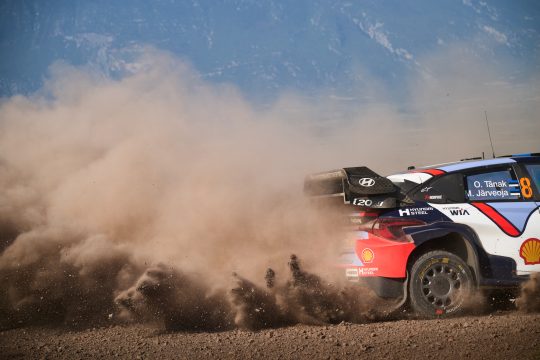 Ott Tänak/Maertin Järveoja beim Shakedown der Rallye Griechenland