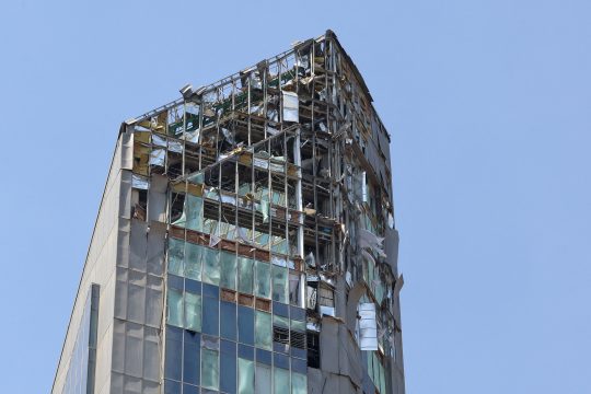 Schäden nach dem israelischen Angriff in Teheran