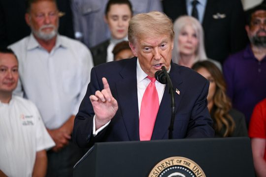 US-Präsident Trump bei einer Veranstaltung im Weißen Haus am 26. Juni 2025