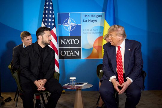 Trump und Selenskyj beim Nato-Gipfel