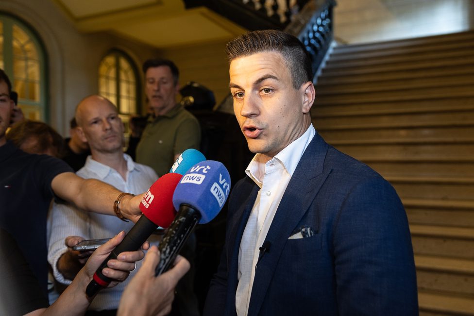 Dries Van Langenhove nach der Verkündung des Urteils am 20. Juni 2025