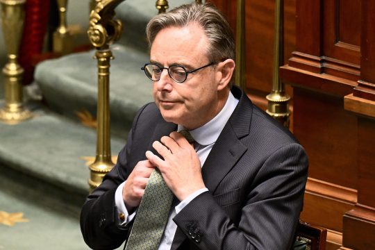 Premier Bart De Wever in der Kammer