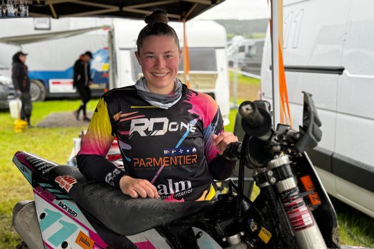 Zoé Backes blickt zufrieden auf das Rennen in Dürler zurück