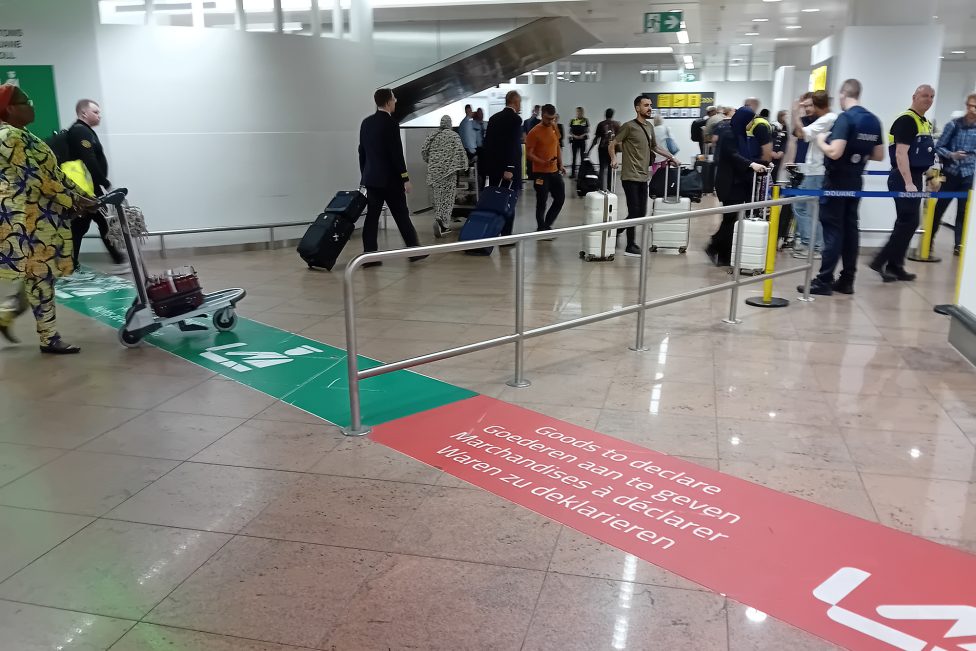 Zollbereich am Flughafen Zaventem