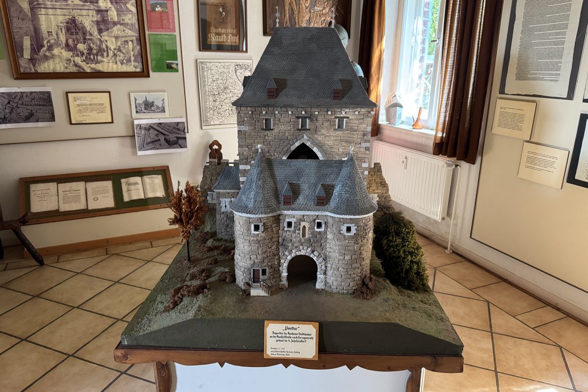 Exponat im Zollmuseum