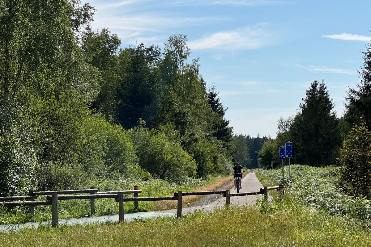 Ravel-Radweg auf der Vennbahn