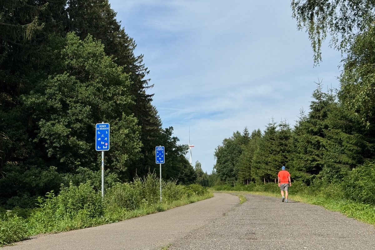 Ravel-Radweg auf der Vennbahn