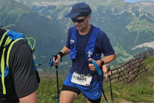 Christian Broich beim Eiger Ultra Trail