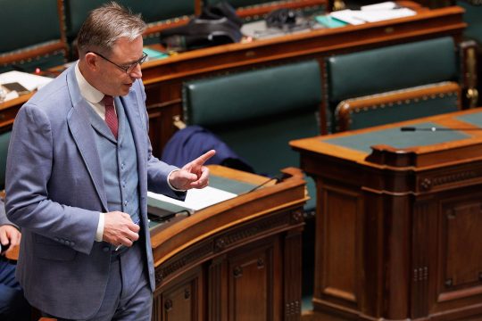 Premierminister De Wever in der Kammer am 17. Juli 2025