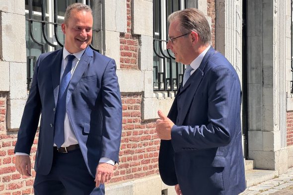 Oliver Paasch empfängt Bart De Wever