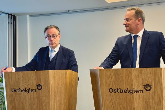 Premier Bart De Wever und DG-Ministerpräsident Oliver Paasch