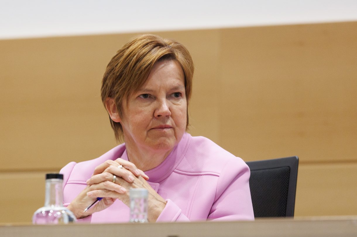 Els van Hoof in der Ausschusssitzung