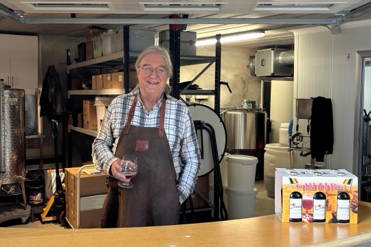 Norbert Heukemes in seiner Eupener Brauerei