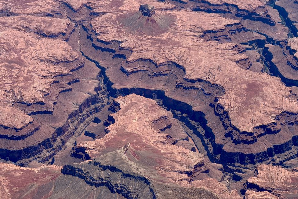 Der Grand Canyon aus der Luftperspektive