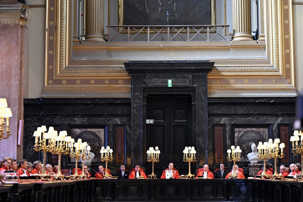 Kassationshof in Brüssel bei der Eröffnung des neuen Sitzungsjahrs am 2. September 2024
