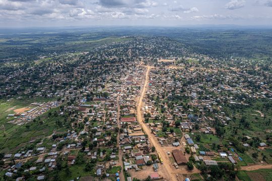 Die Stadt Komanda im Nordosten der Demokratischen Republik Kongo