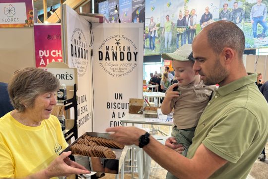 Der Stand der "Maison Dandoy" auf der Landwirtschaftsmesse Libramont