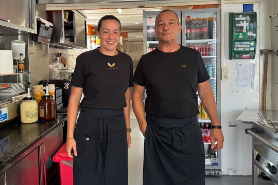 Lynn und Serge in der Fritüre