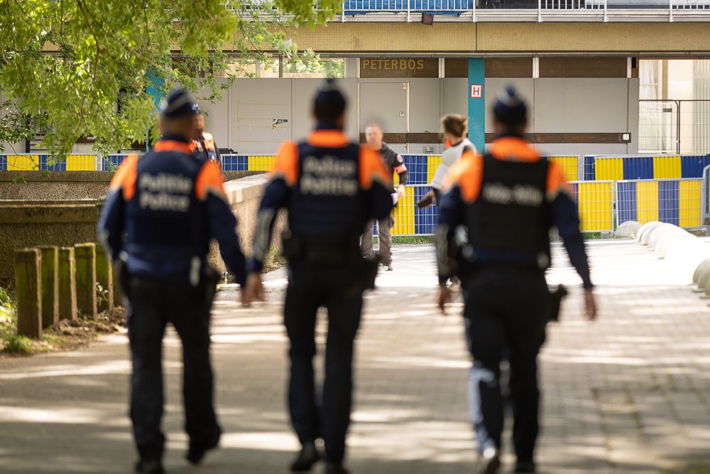 Polizeieinsatz in der Brüsseler Gemeinde Anderlecht