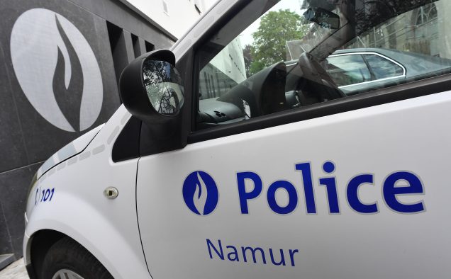Polizeiauto in Namur