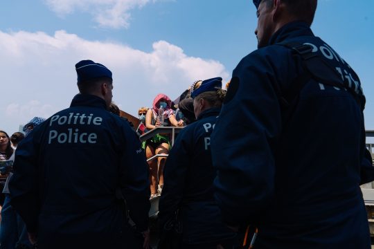 Polizisten (Illustrationsbild)