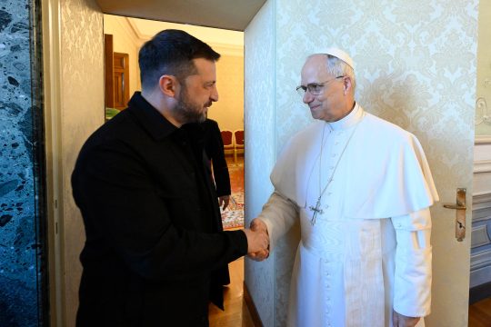 Wolodymyr Selenskyj bei Papst Leo XIV.