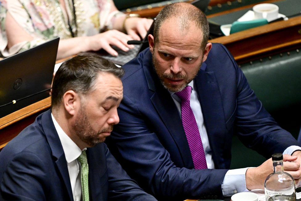 Außenminister Maxime Prévot und Verteidigungsminister Theo Francken