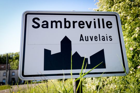 Ortsschild von Sambreville