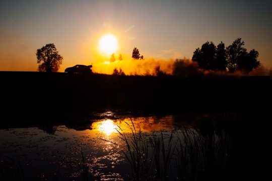 Oliver Solberg/Elliott Edmondson im Toyota bei der Rallye Estland