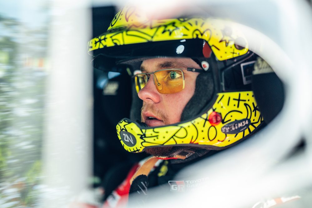 Oliver Solberg im Toyota
