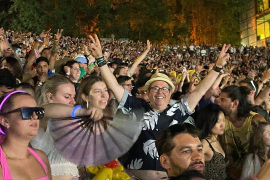 Dirk Steffens beim Tomorrowland-Festival