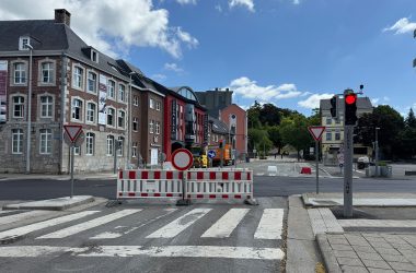 Straßenarbeiten: Baustelle am Werthplatz