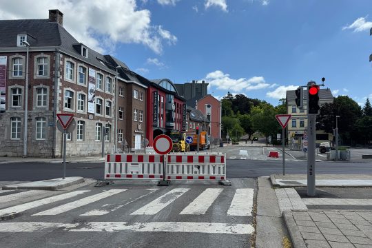 Straßenarbeiten: Baustelle am Werthplatz