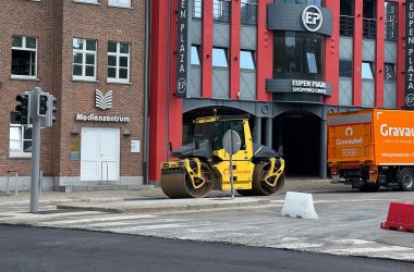 Straßenarbeiten: Baustelle am Werthplatz
