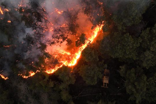Heftige Brände in Syrien