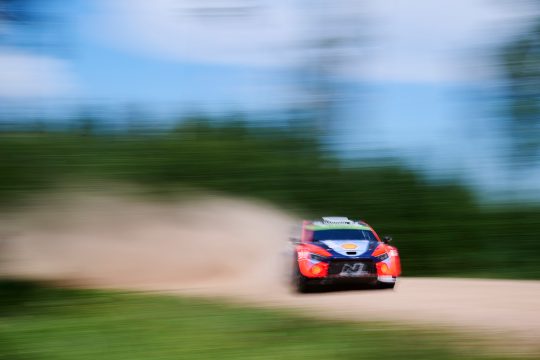 Ott Tänak/Martin Järveoja beim Shakedown der Rallye Estland