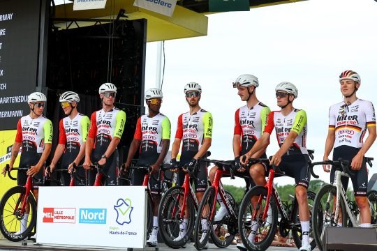 Der Raerener Laurenz Rex ist mit dem Team von Intermarché-Wanty an den Start gegangen