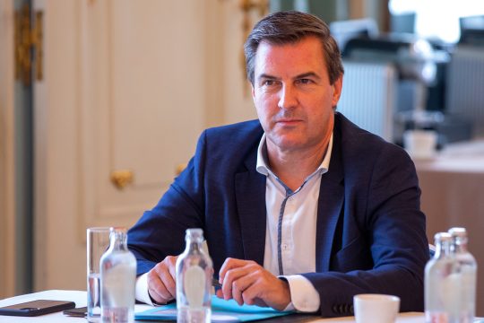 Gert Truyens, der Vorsitzende der liberalen Gewerkschaft