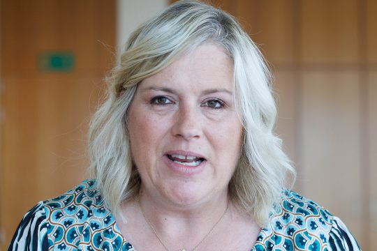 Ministerin Vanessa Matz am Freitag in Brüssel