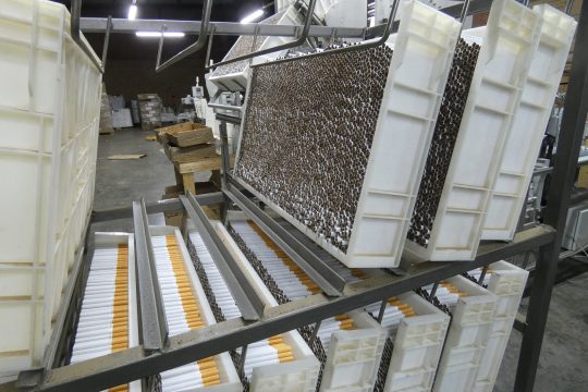 Herstellung von Zigaretten