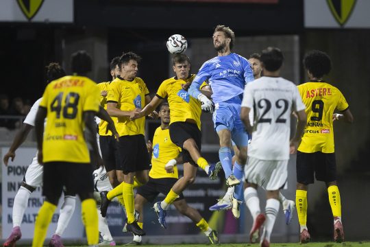 Marco Hiller, der Torhüter der AS Eupen