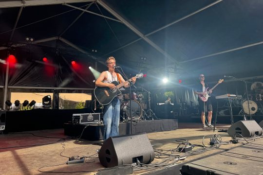 Auch Marius Lerho war am Sonntag beim Festival "Vibrations" mit von der Partie